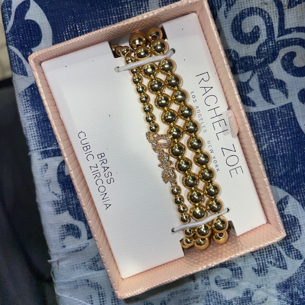Rachel Zoe Brass Love Bracelet